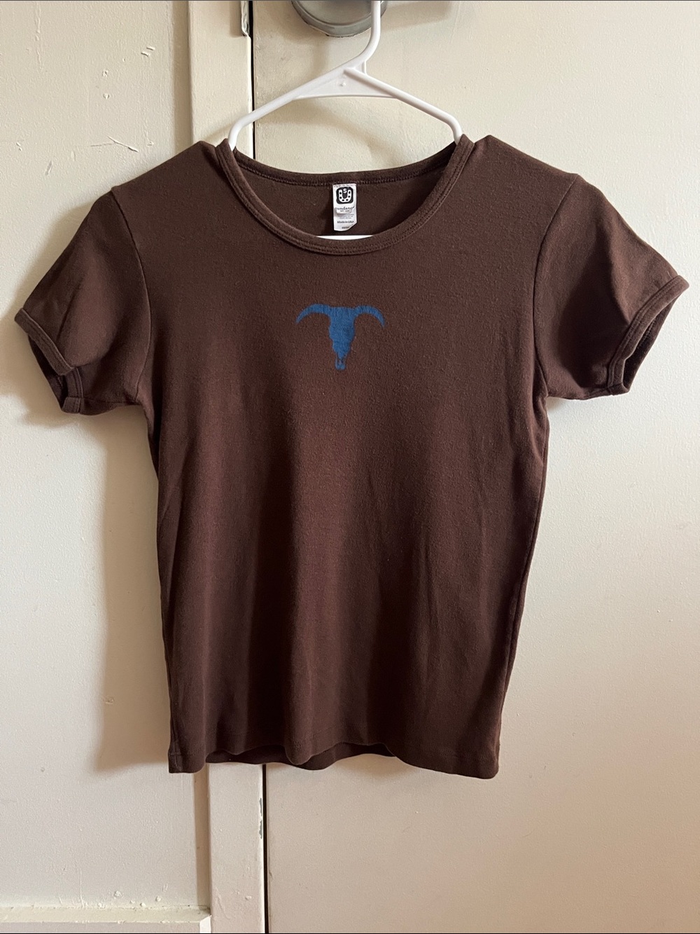 Chocolate Brown Cowgirl Baby Tee